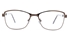 Poesia 6067 Stainless Steel Womens Full Rim Optical Glasses