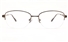 Poesia 6672 Stainless Steel Womens Semi-rimless Optical Glasses