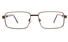 Poesia 6674 Stainless Steel Mens Full Rim Optical Glasses