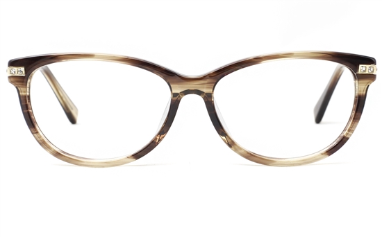 Womens Oval Prescription Glasses 0887