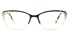 Stainless Steel womens Cat Eye Glasses 1812