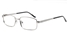 Mens Stainless Rectangle Glasses 6680