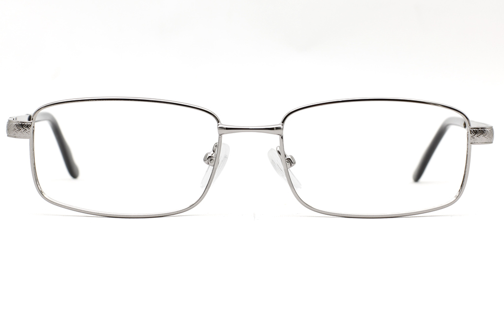 Mens Stainless Rectangle Glasses 6680