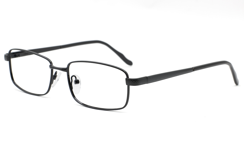 Mens Stainless Rectangle Glasses 6680