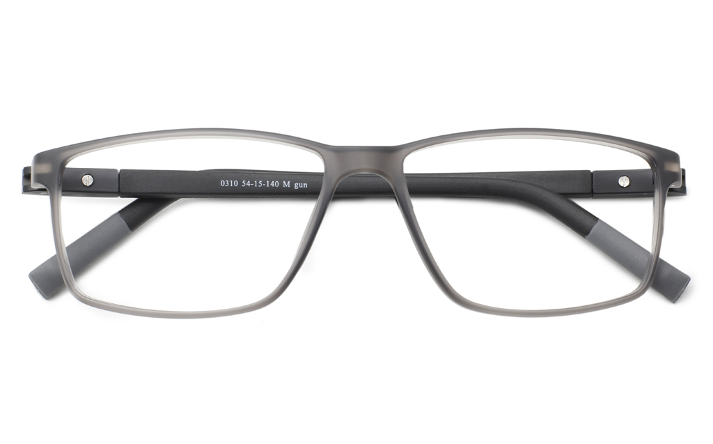 Mens Rectangle Eyeglasses 0310