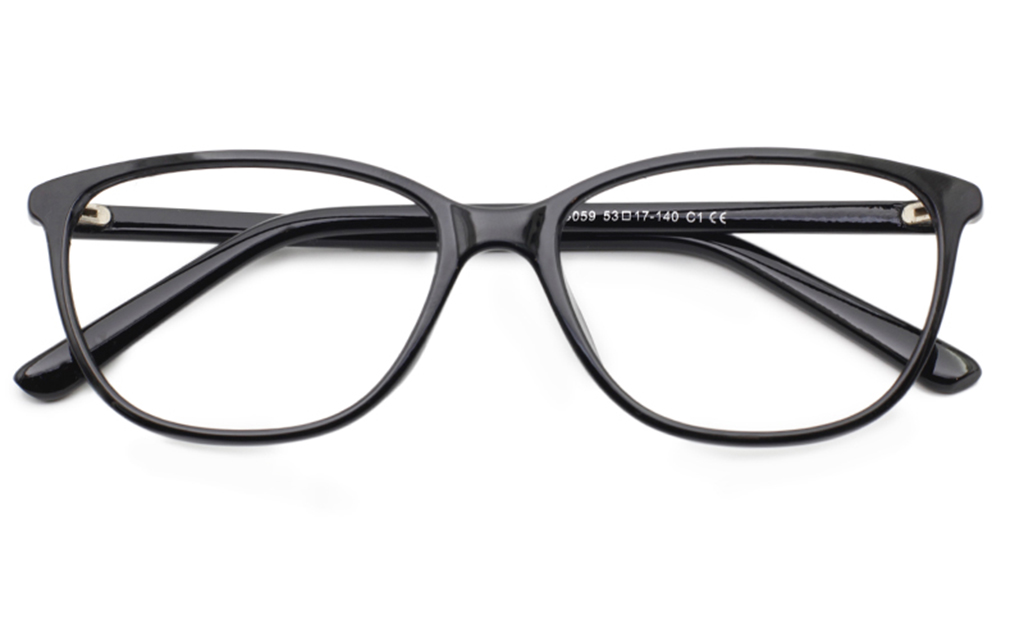 Oval Plastic Eyeglasses Frame