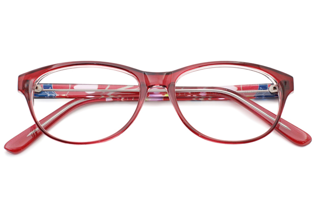 Oval Glasses Plastic Frame