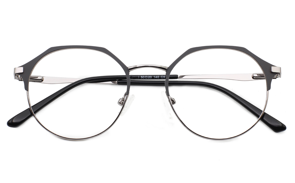 Round Hexagonal Glasses(BlackGold)