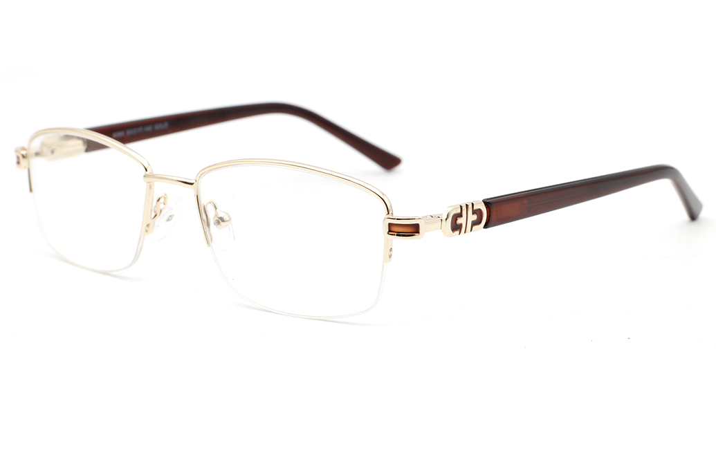 Semi Rimmless Glasses Womens