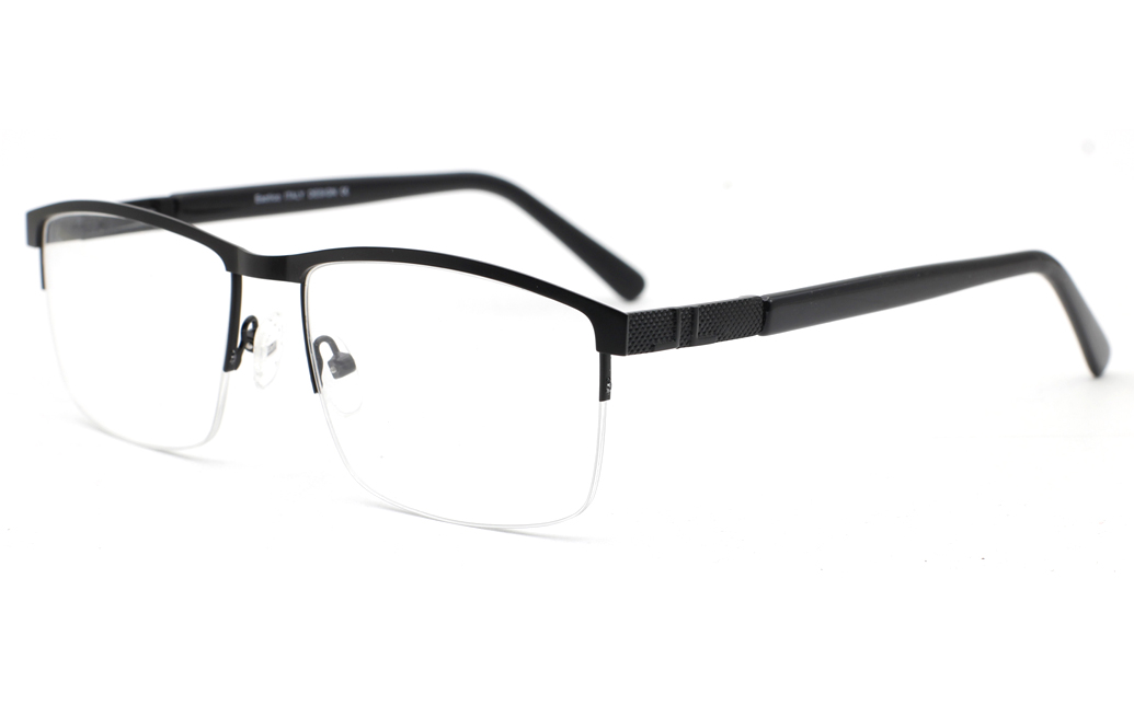 Semi Rimless Square Eyeglasses