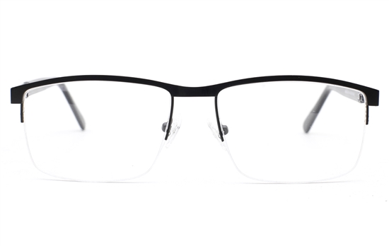 Semi Rimless Square Eyeglasses