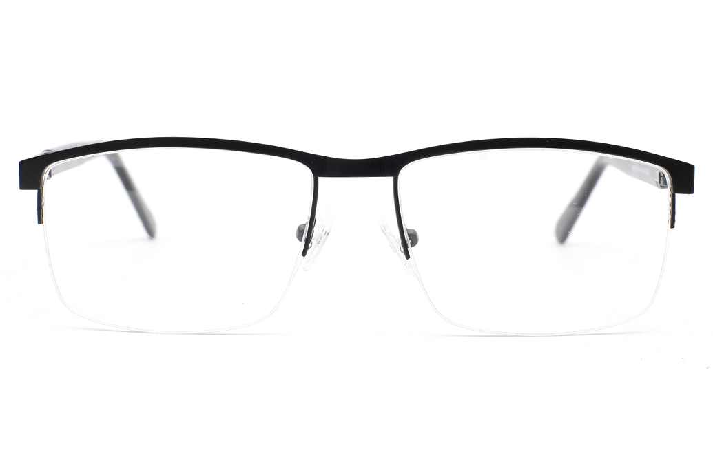 Semi Rimless Square Eyeglasses