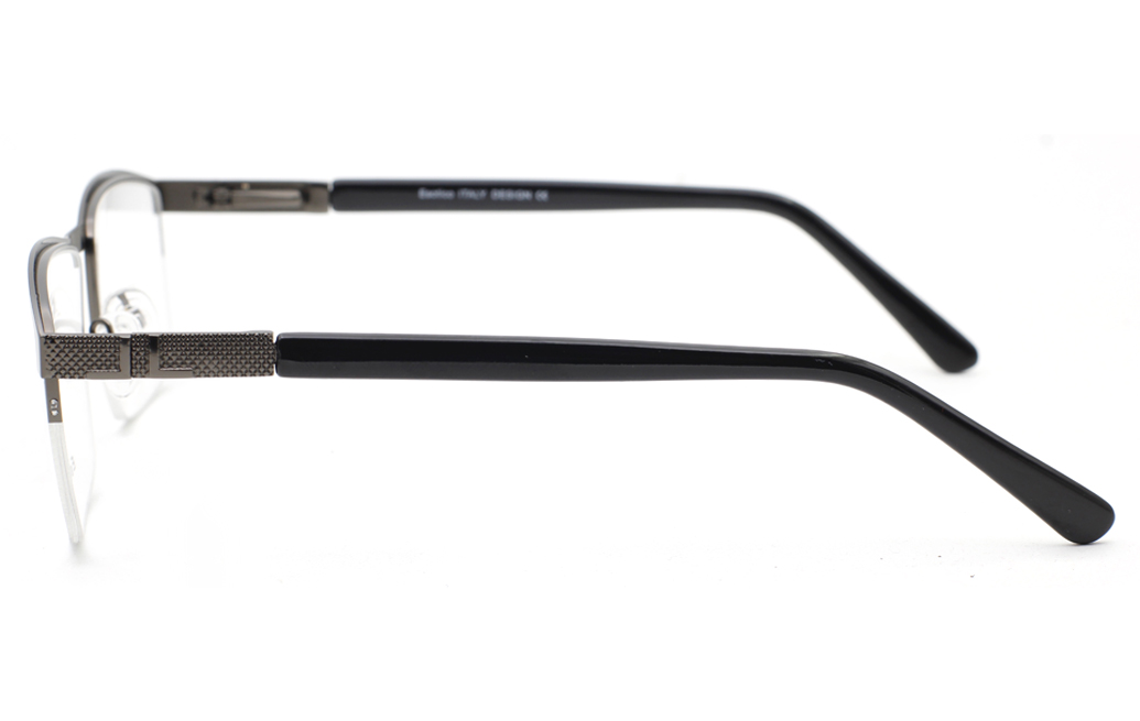 Semi Rimless Square Eyeglasses