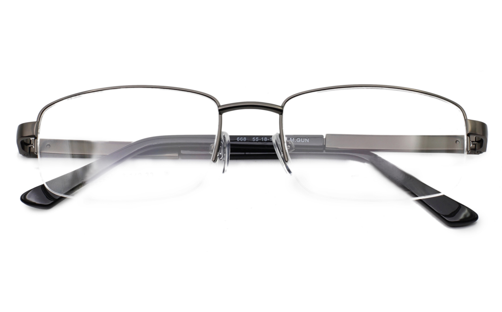 Semi Rimless Unisex Eyeglasses