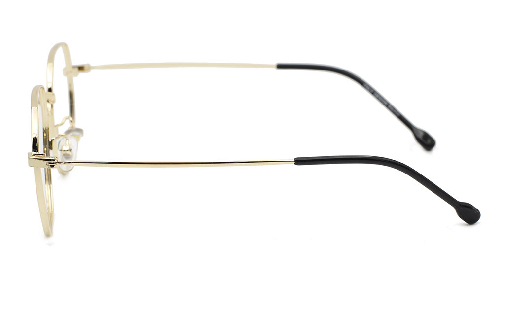 Hexgonal Eyeglasses(Rose/Gold)