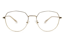 Hexagonal Prescription Glasses 52-18 for Fashion,Classic,Party,Nose Pads Bifocals