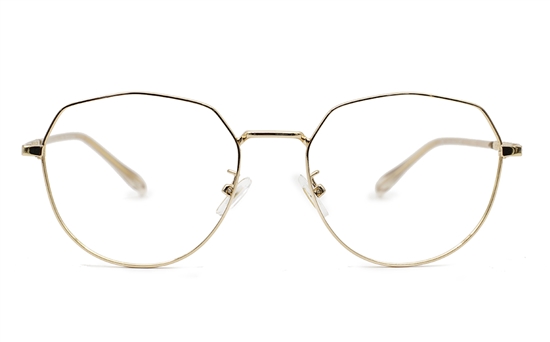 Hexagonal Prescription Glasses 52-18