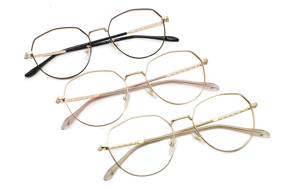 Hexagonal Prescription Glasses 52-18