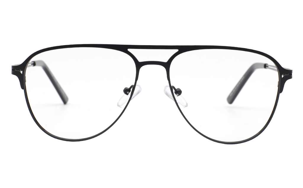 Double Bridge Oval Eyeglasses 55-15