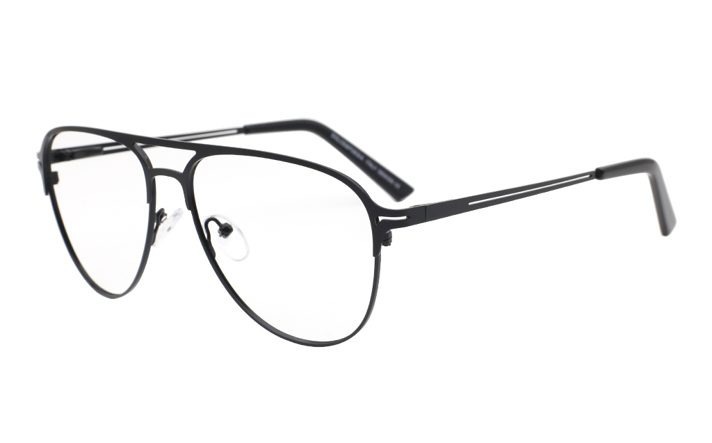 Double Bridge Oval Eyeglasses 55-15