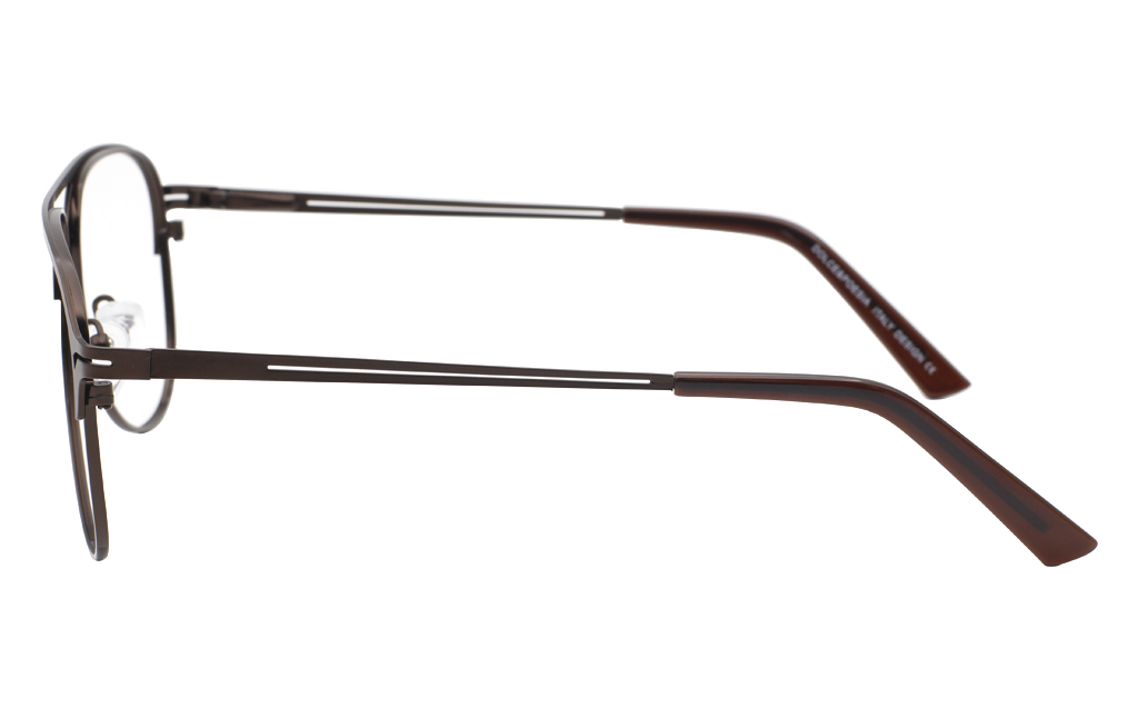 Double Bridge Oval Eyeglasses 55-15