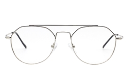 Hexagonal Double Bridge Glasses for Fashion,Classic,Party,Nose Pads Bifocals