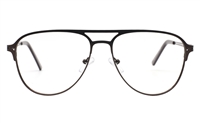 Double Bridge Oval Eyeglasses 55-15