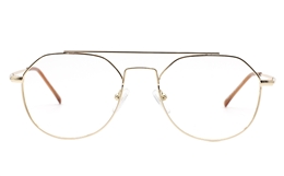Hexagonal Double Bridge Glasses for Fashion,Classic,Party,Nose Pads Bifocals