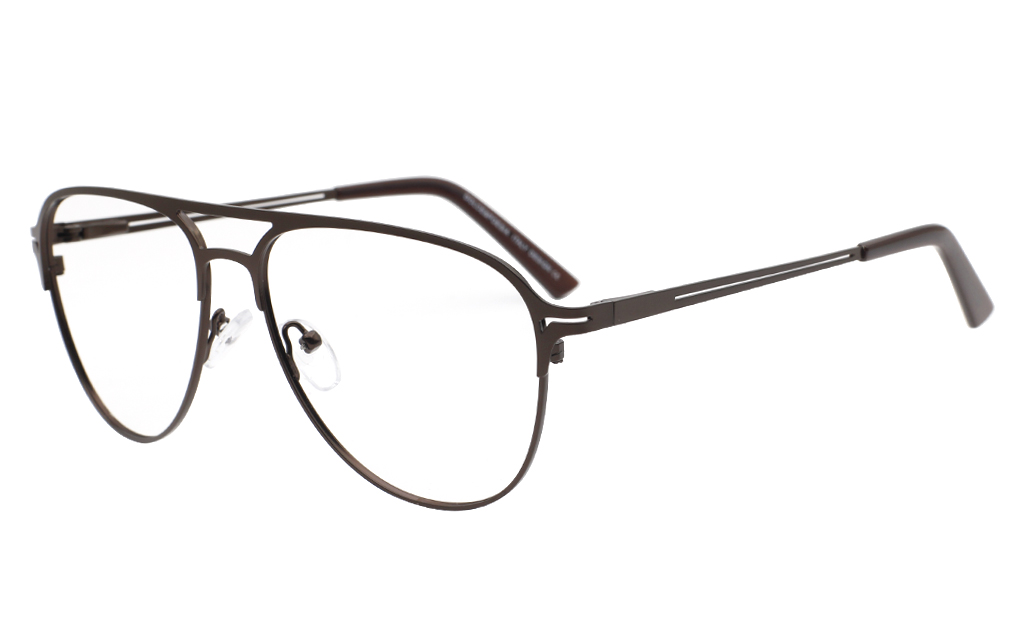 Double Bridge Oval Eyeglasses 55-15