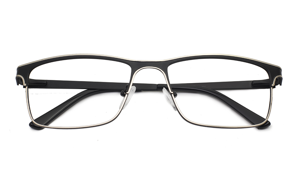 Men Two Tone Eyeglasses Frame