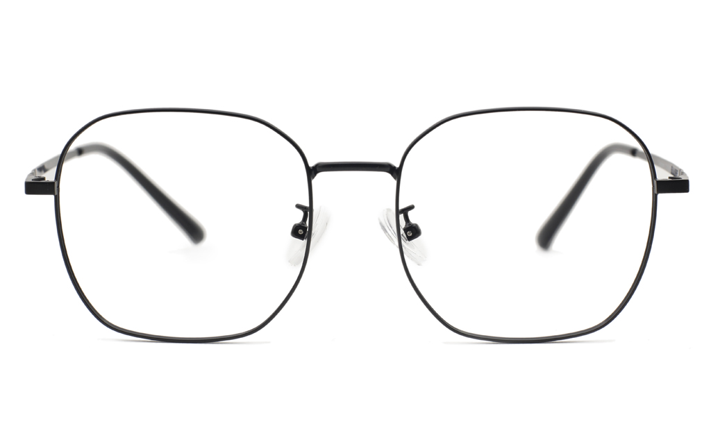 Square Titanium Metal Eyeglasses