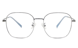 Square Titanium Metal Eyeglasses