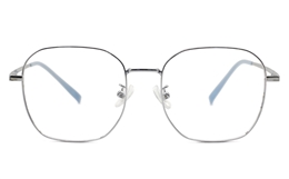 Square Titanium Metal Eyeglasses for Fashion,Classic,Party Bifocals
