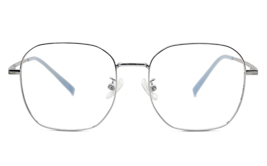 Square Titanium Metal Eyeglasses