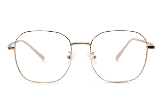 Square Titanium Metal Eyeglasses