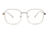 Square Titanium Metal Eyeglasses