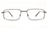 Men Rectangle Metal Eyeglasses Frame