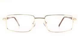 Men Rectangle Metal Eyeglasses Frame for Fashion,Classic,Party Bifocals