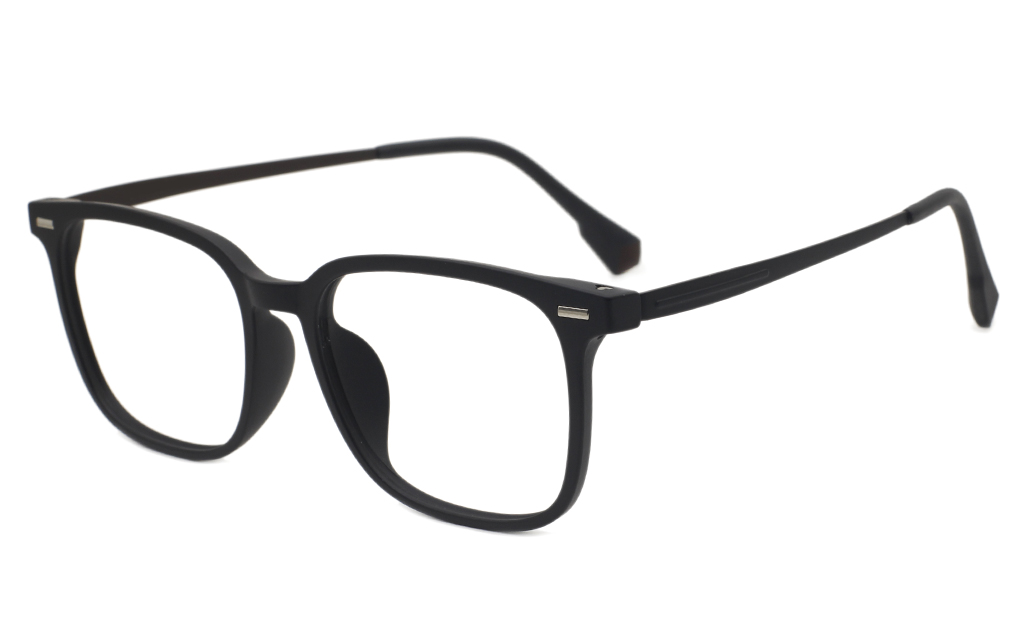 Combination Plastic Metal eyeglasses frame