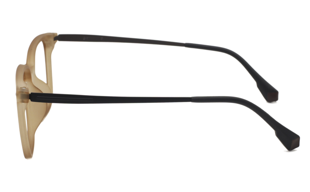 Combination Plastic Metal eyeglasses frame