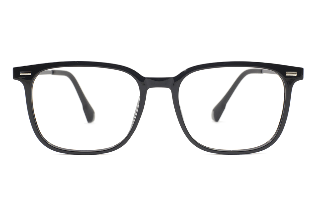 Combination Plastic Metal eyeglasses frame