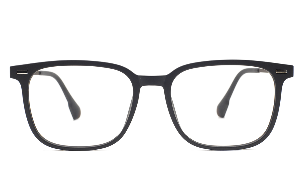 Combination Plastic Metal eyeglasses frame