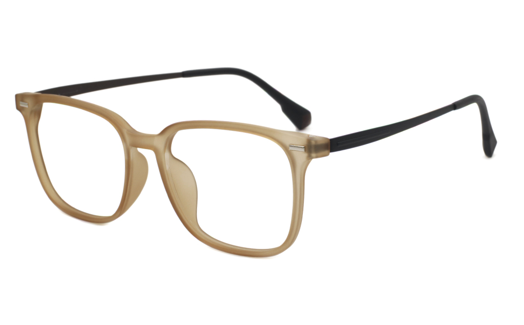 Combination Plastic Metal eyeglasses frame