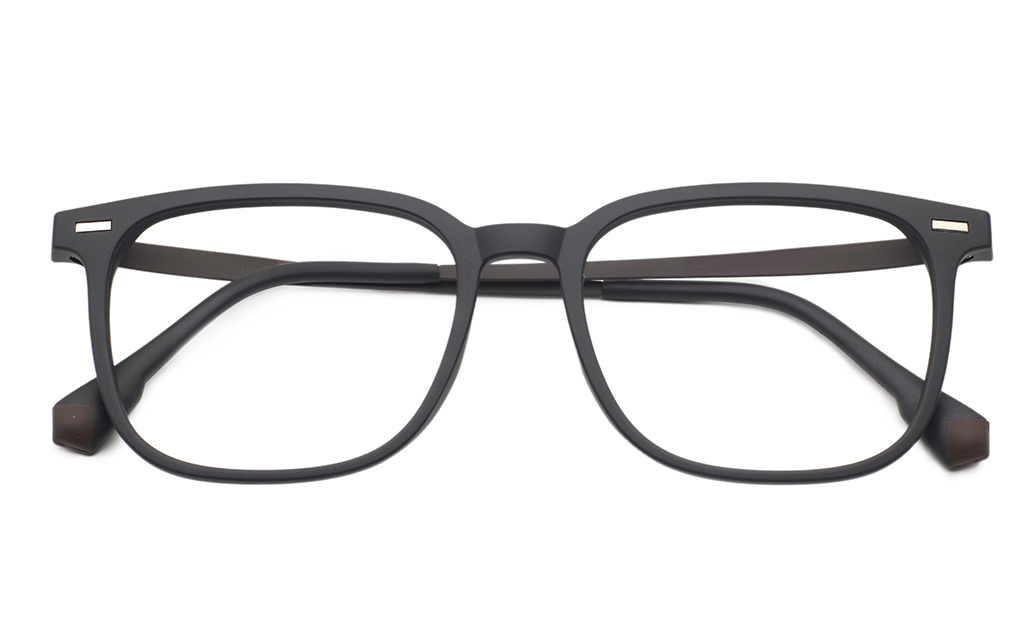 Combination Plastic Metal eyeglasses frame