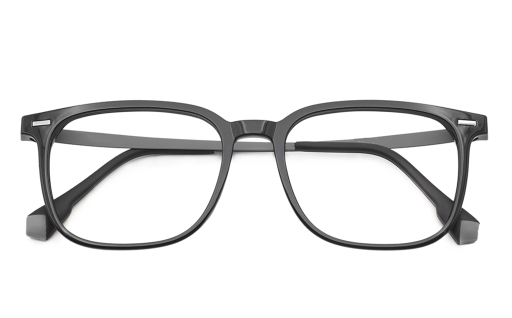 Combination Plastic Metal eyeglasses frame