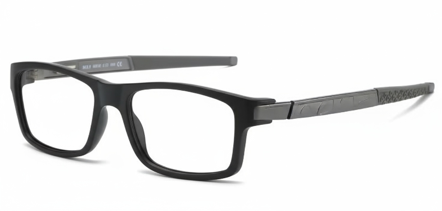Rectangular straight arm optical frames Eyeglasses