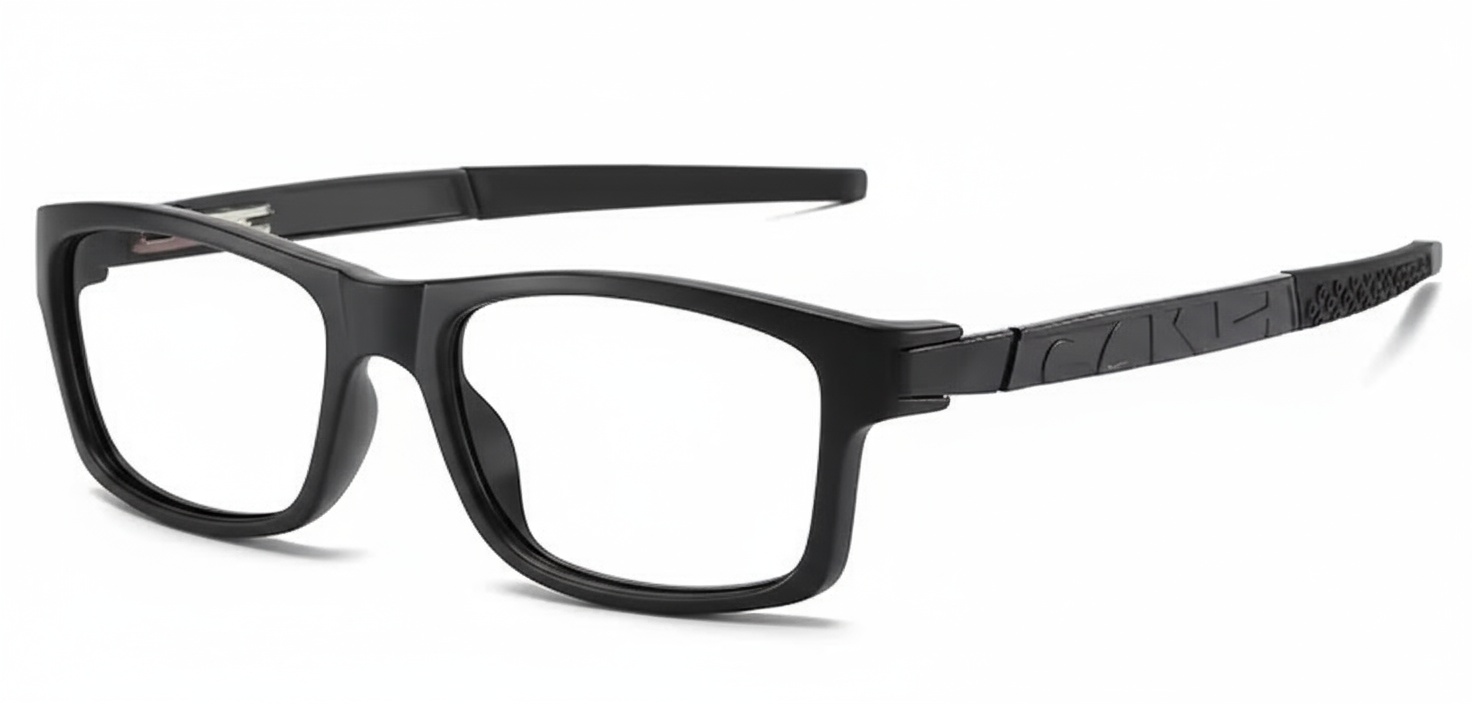 Rectangular straight arm optical frames Eyeglasses