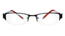 Vista First 1057 Monel Mens Womens Half Rim Optical Glasses for Fashion,Classic,Party,Sport,Nose Pads Bifocals