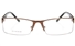 Vista First 1613 Stainless Steel Semi-rimless Mens Optical Glasses