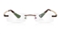 Vista First 1081 Stainless Steel Rimless Womens Optical Glasses